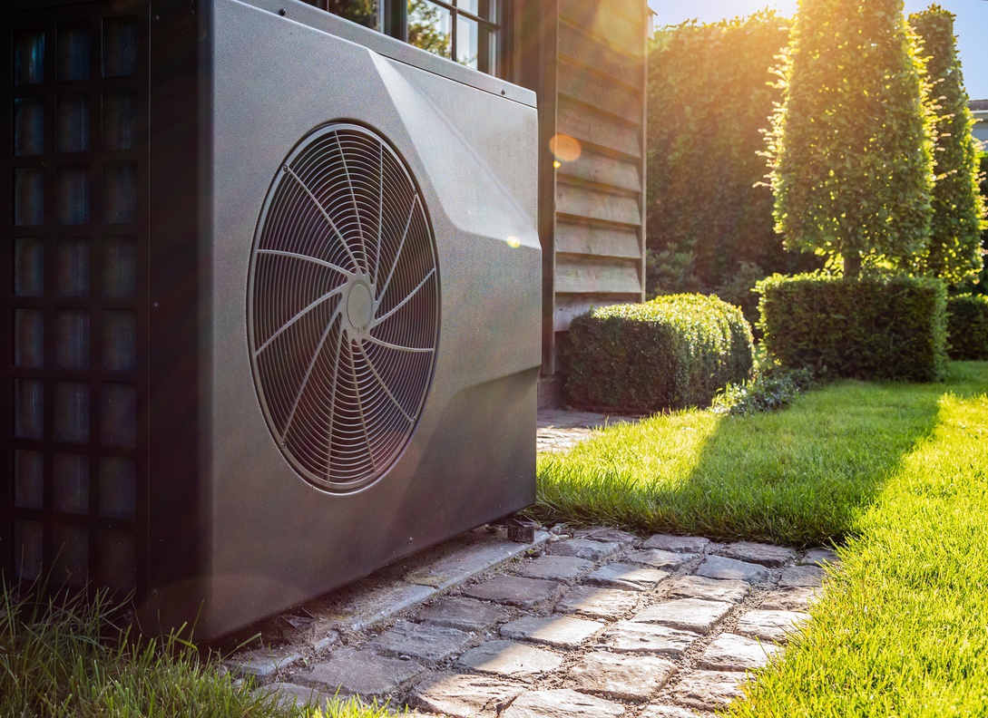 Air Heat Pump Outside