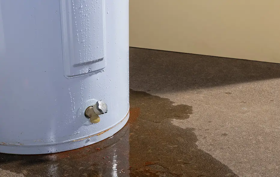 Leaking plumbing system